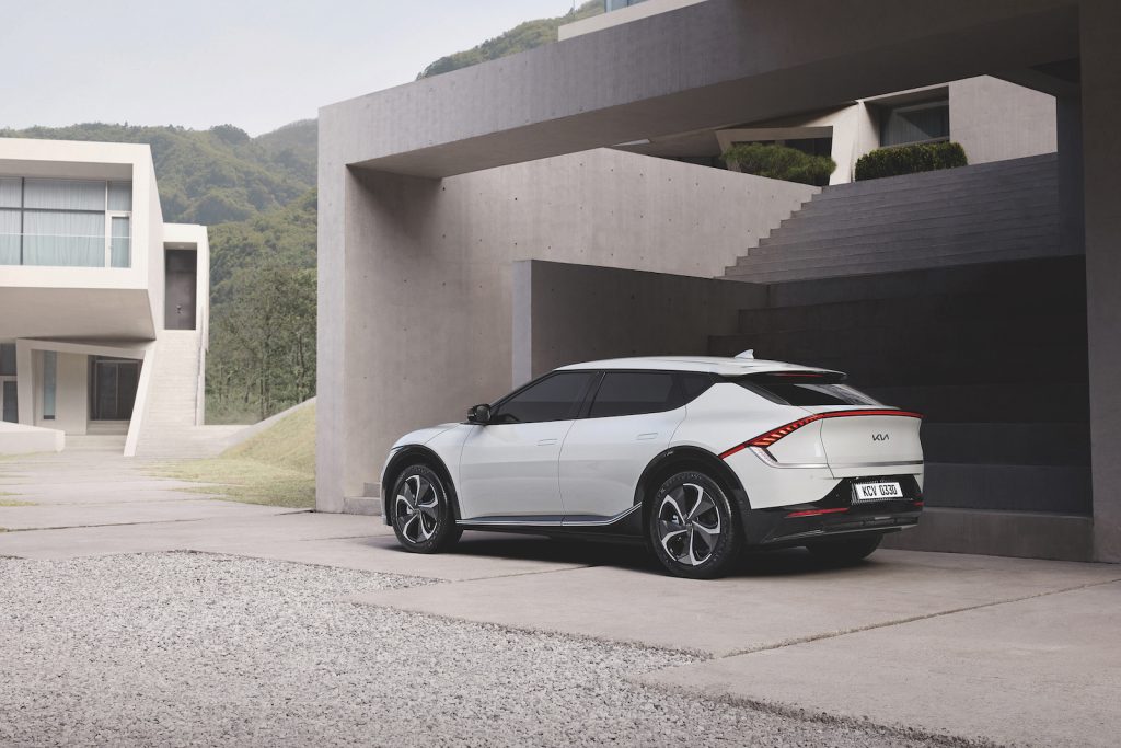 Kia EV6 electric car preview images