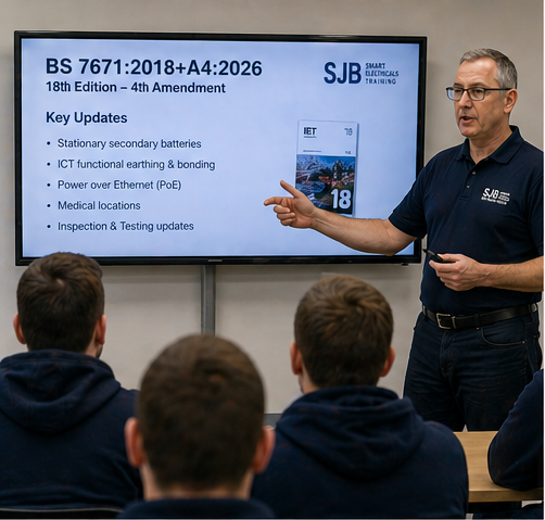 BS 7671 18th Edition Amendment 4 classroom training