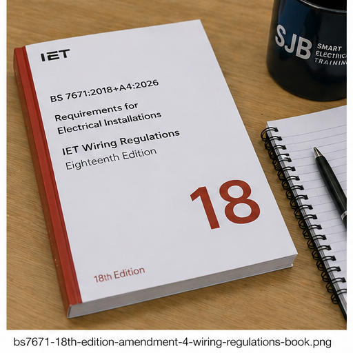 BS 7671 18th Edition Amendment 4 Wiring Regulations book