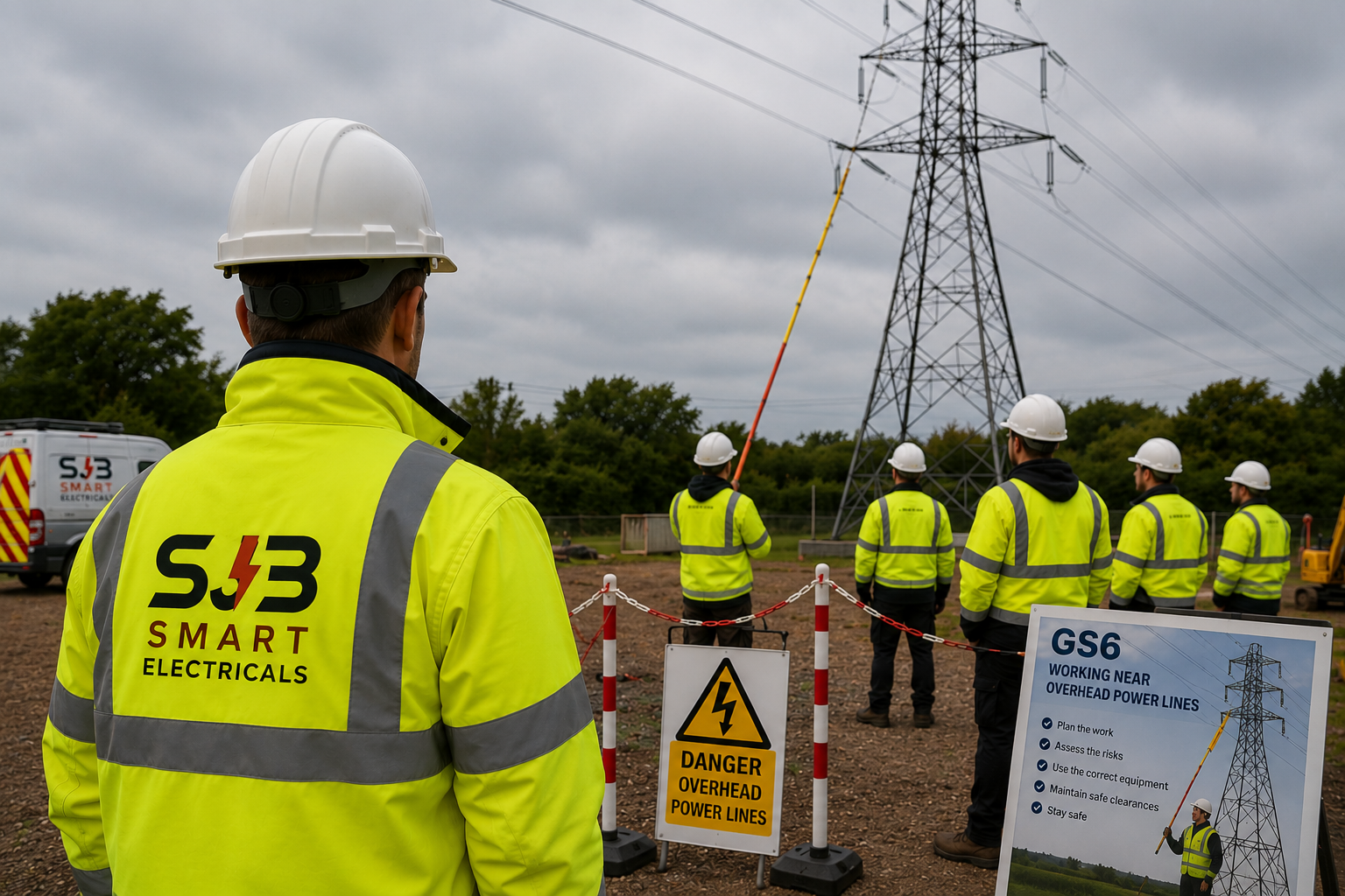 GS6 Working Near Overhead Power Lines electrical safety course