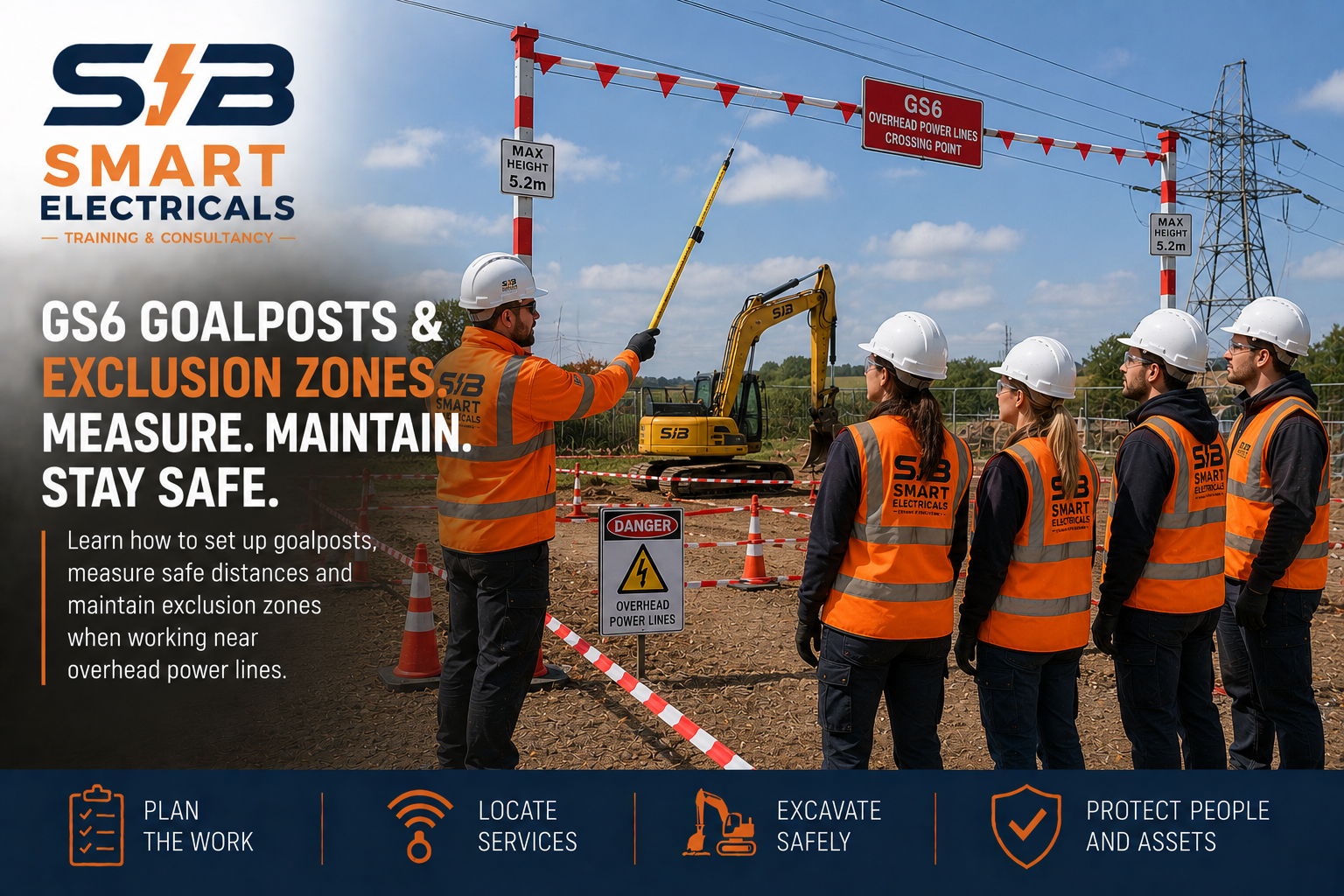 GS6 goalposts and exclusion zones