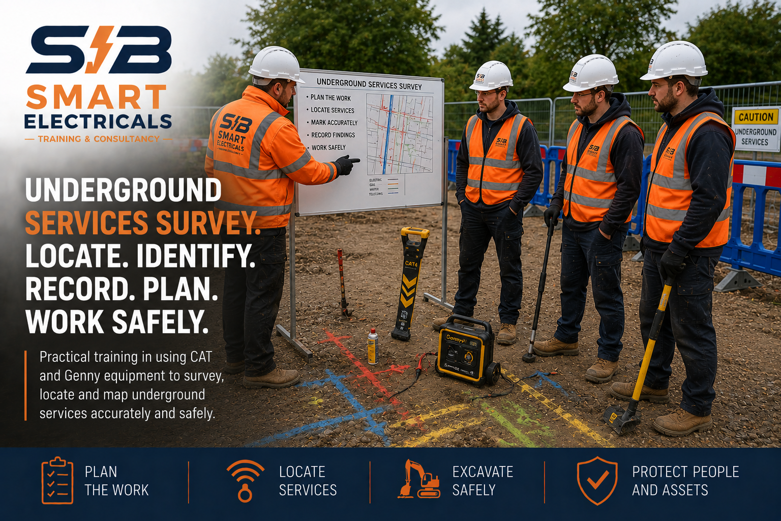 Underground services survey training